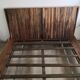 Wooden bed (peroba & black walnut) US Queen Size