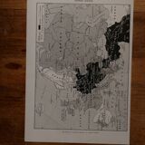 Original lithograph on the first world war (cartography)