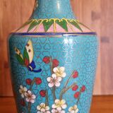 Vase cloisonné fleurs de cerisier
