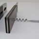 set rosewood stainless steel nutcracker corkscrew bottle opener design 70s Letang Remy
