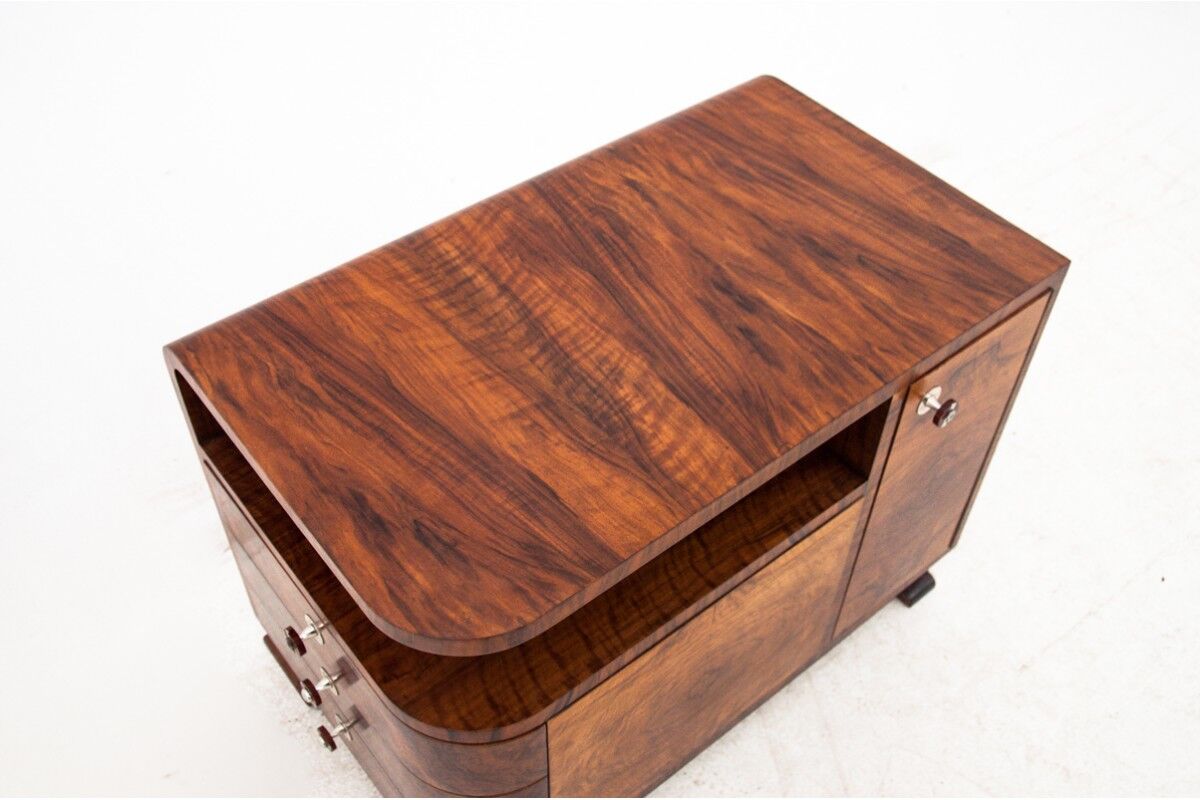 Art Deco chest of drawers, Poland, 1950s