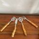 Bamboo serving cutlery