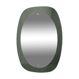 1980s Oval Italian Mirror