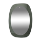 1980s Oval Italian Mirror