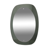 Miroir ovale italien des années 1980