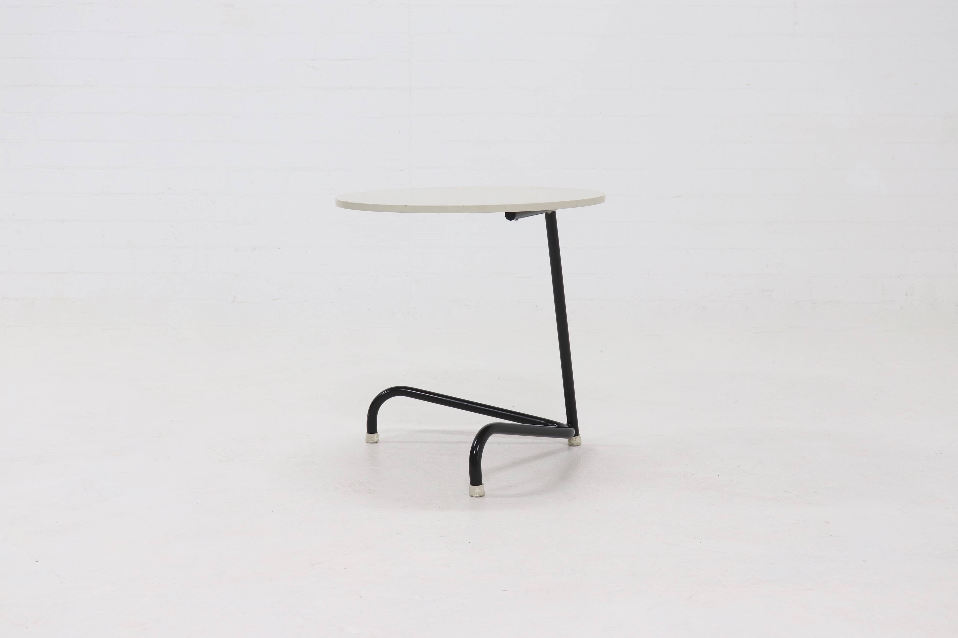Dutch Tripod Side Table by Kuperus 1950s