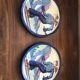 Pair of plates HB Quimper Odetta
