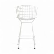 Tabouret de bar en fil métallique Harry Bertoia 428 de White Knoll Original