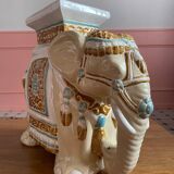 Ceramic elephant plant holder