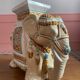 Ceramic elephant plant holder