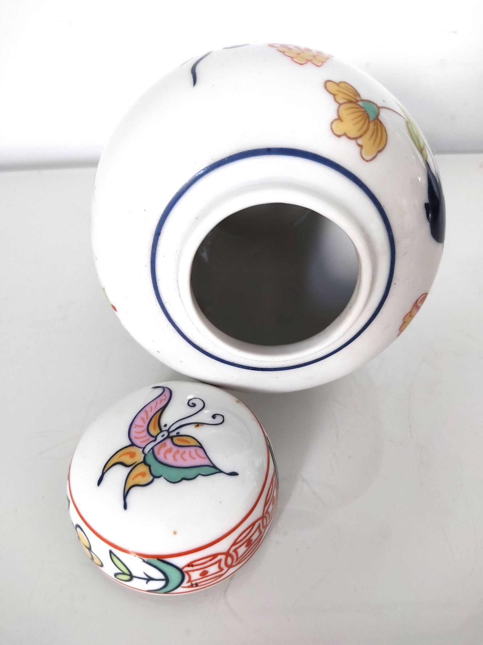 Vase pot à gingembre porcelaine de Chine