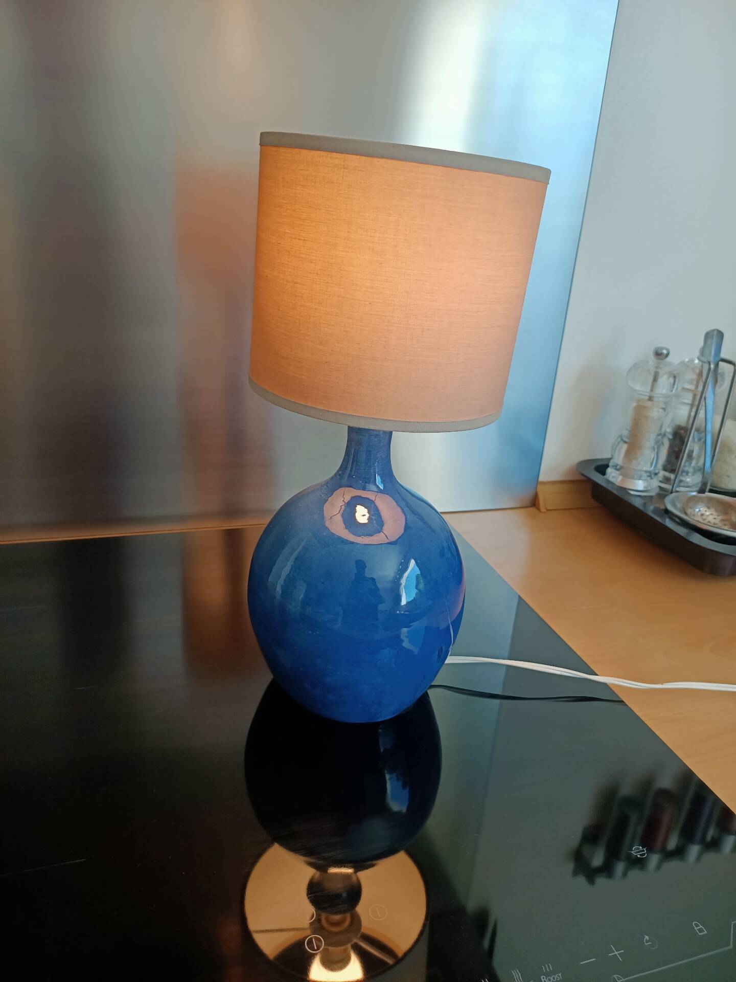Vintage Paris Key Lamp