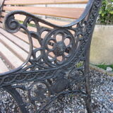 Cast-iron garden bench