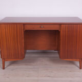 Art Deco Freestanding Teak Desk, 1960s