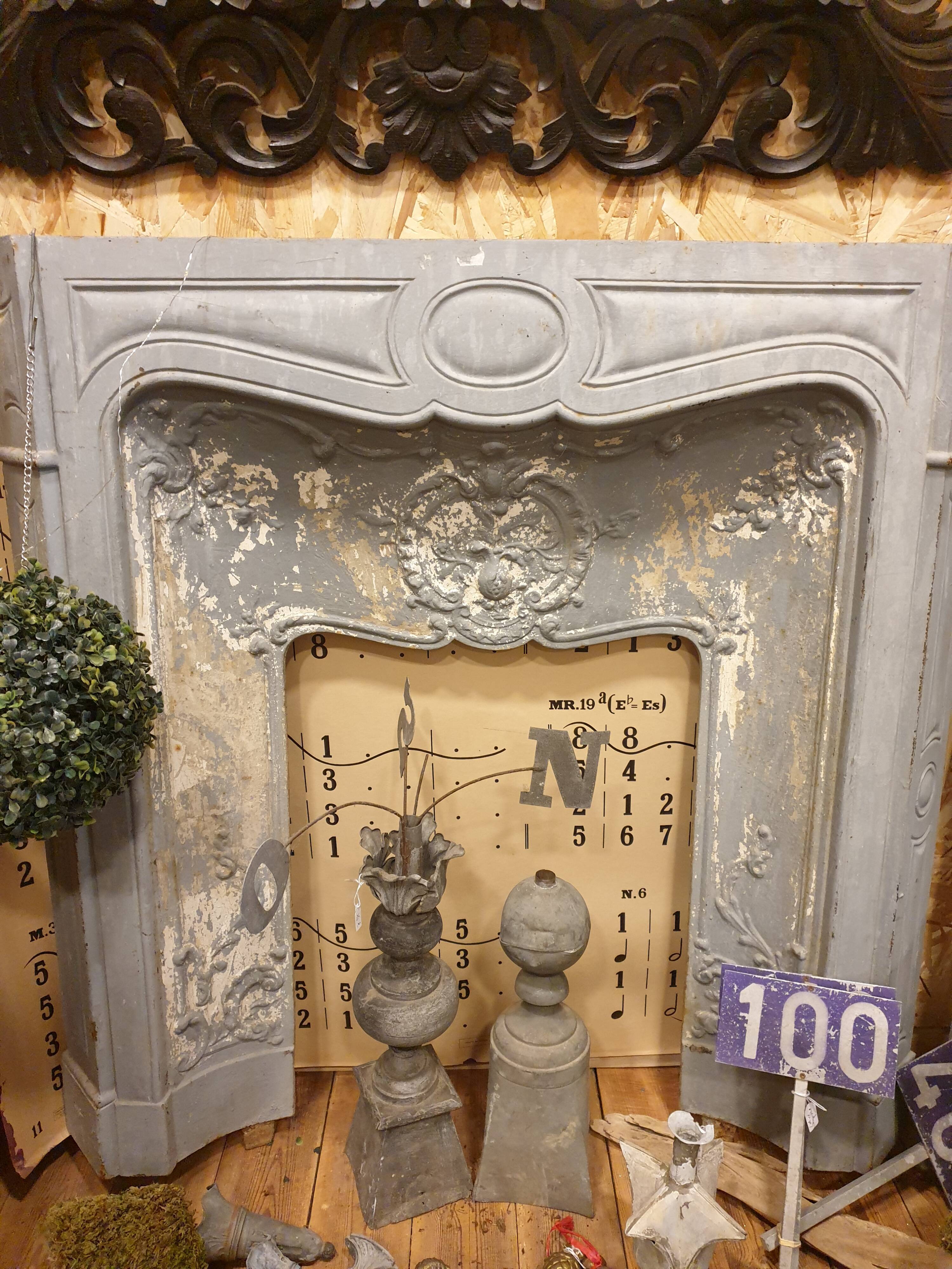 Cast iron chimney coat