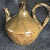 Pichet old porcelain stoneware jug vase from puisaye signed paul jeanneney