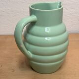 Green earthenware pitcher