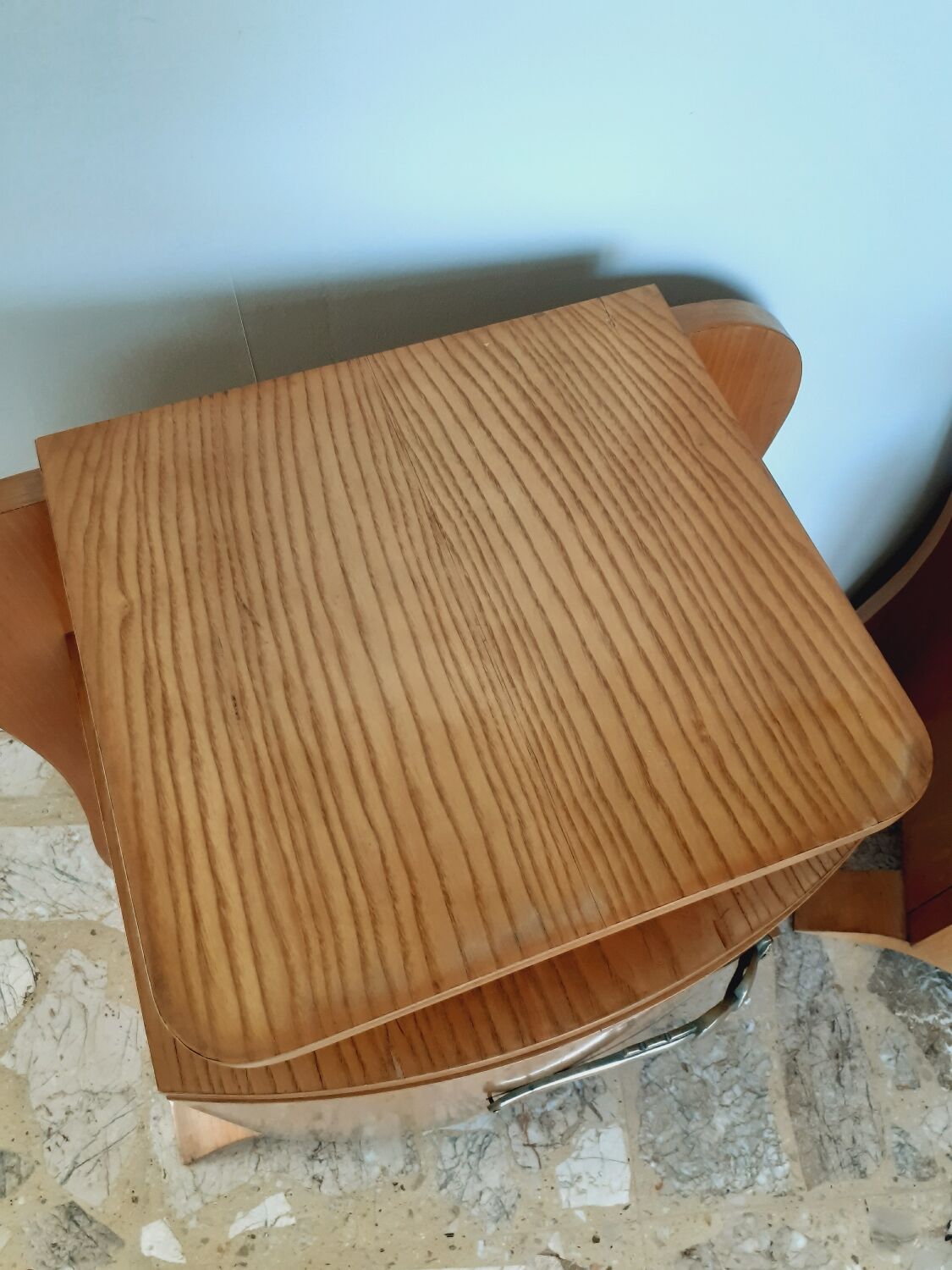 Pair of art deco bedside tables