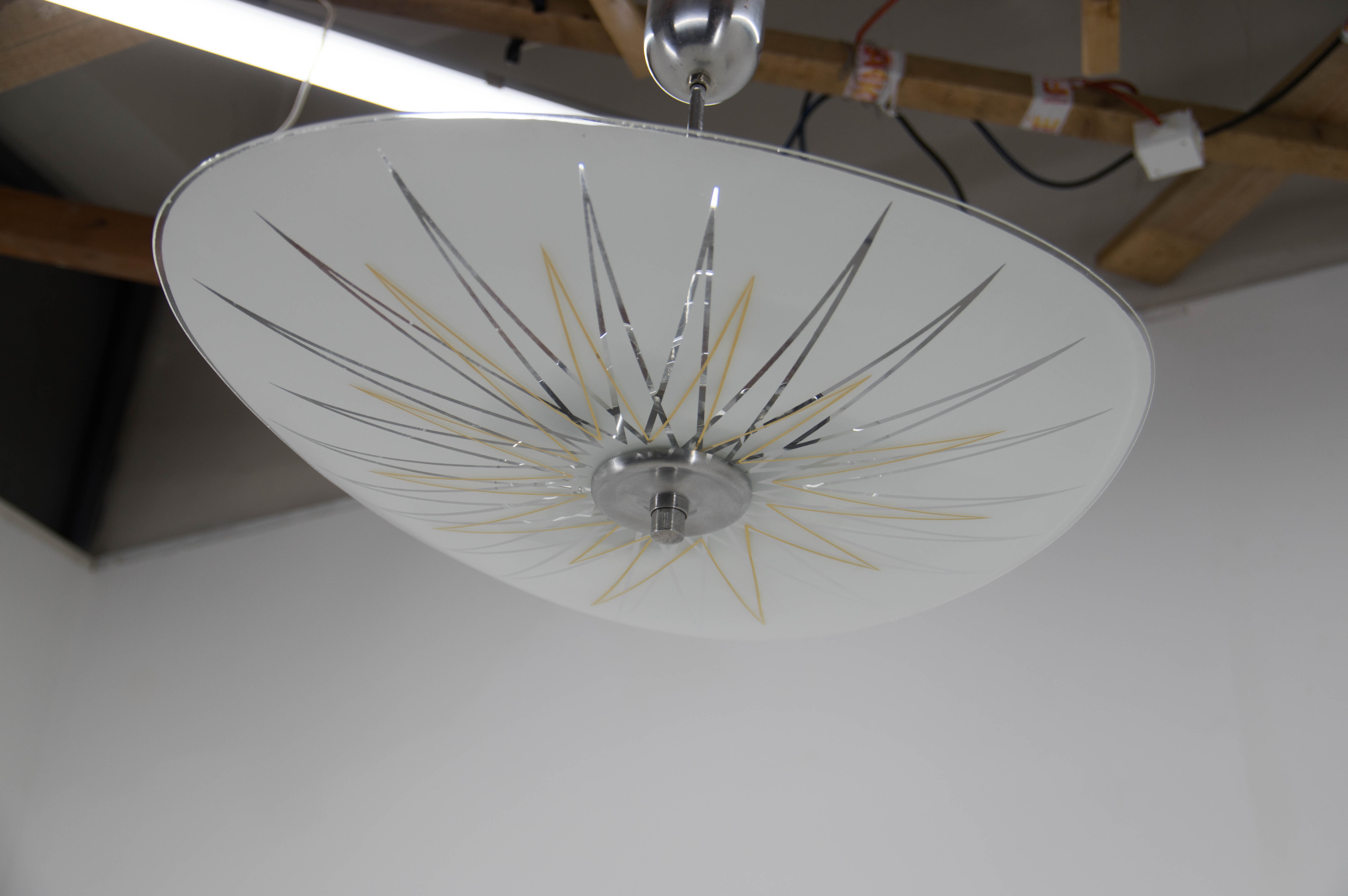 Mid-Century Design Chandelier, 1950s