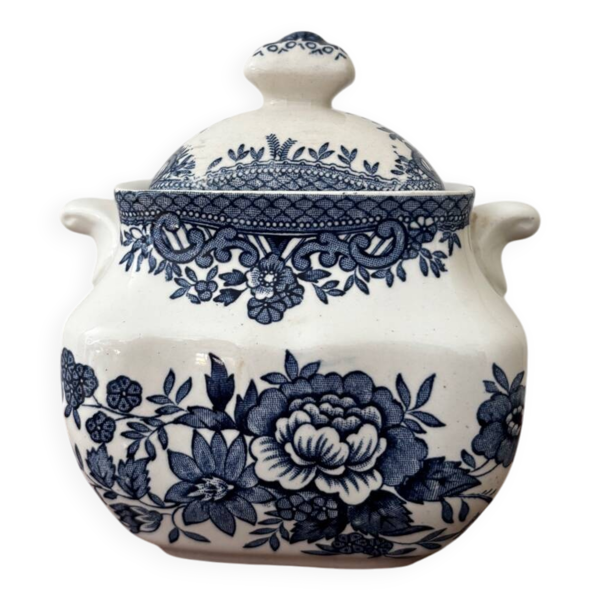 Sucrier en porcelaine anglaise Enoch Wedgwood Asiatic Pheasants