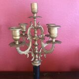 Pair of old candlesticks
