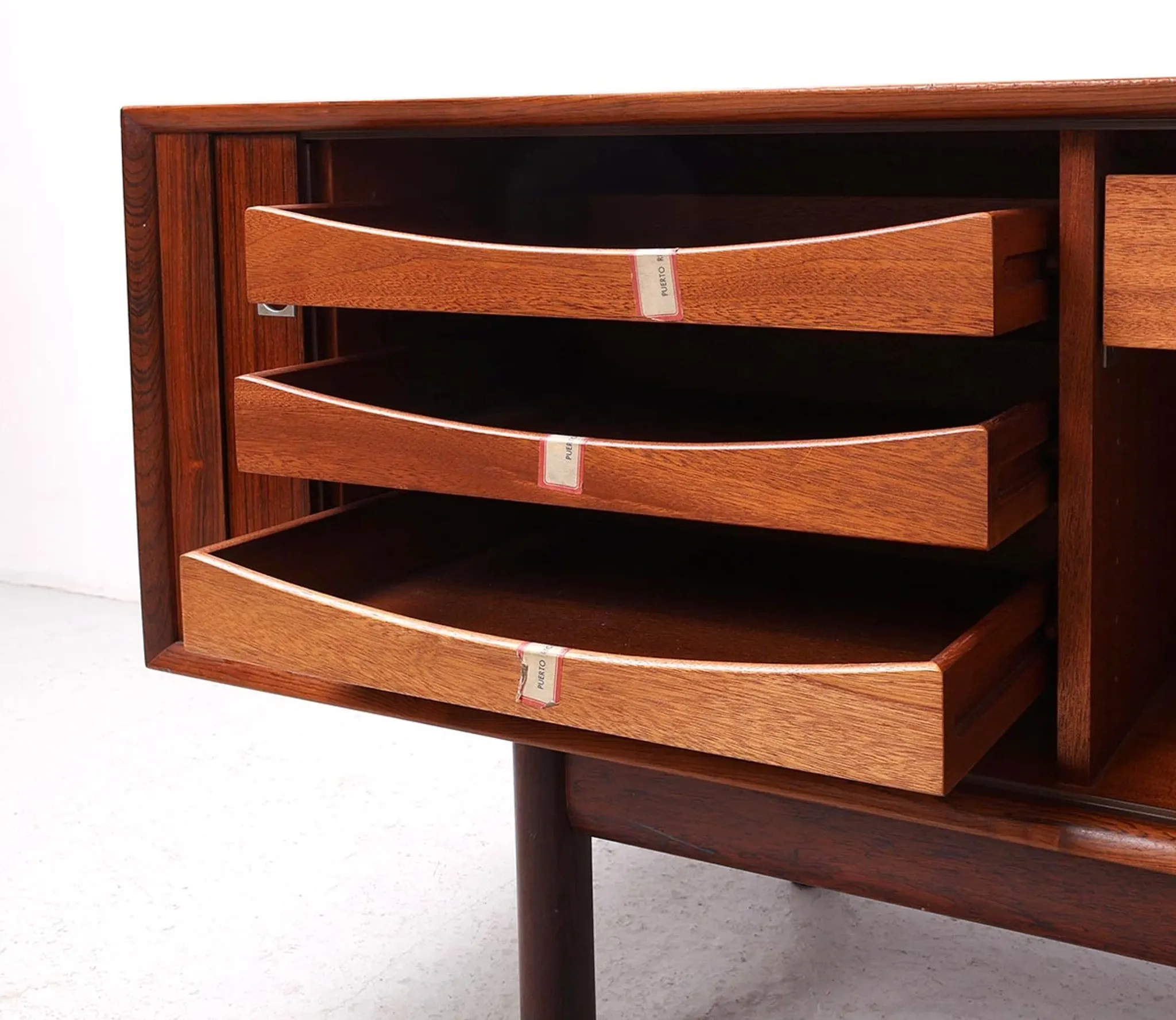Bureau exécutif vintage avec buffet, Arne Vodder pour Sibast, années 1960