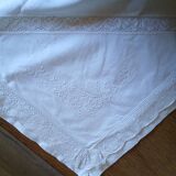 Antique embroidered duvet cover