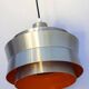 Suspension Trava de Carl Thore en aluminium avec intérieur laqué orange