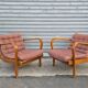 Paire de fauteuils tchèque 1940 circa