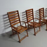 Ensemble de jardin Ico Parisi par Reguitti chaises / table