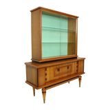 Vintage Display Cabinet Scandinavian Style 50s Rockabilly