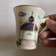Limoges porcelain coffee service, signed peynet, in very good condition.