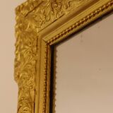 Louis XVI style pedimented mirror