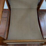 Fauteuil en Pin dans le goût d'Afra et Tobia Scarpa, 1970s