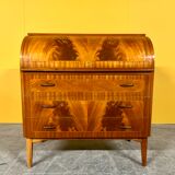 Swedish vintage roll-top desk by Egon Ostergaard, 1960s