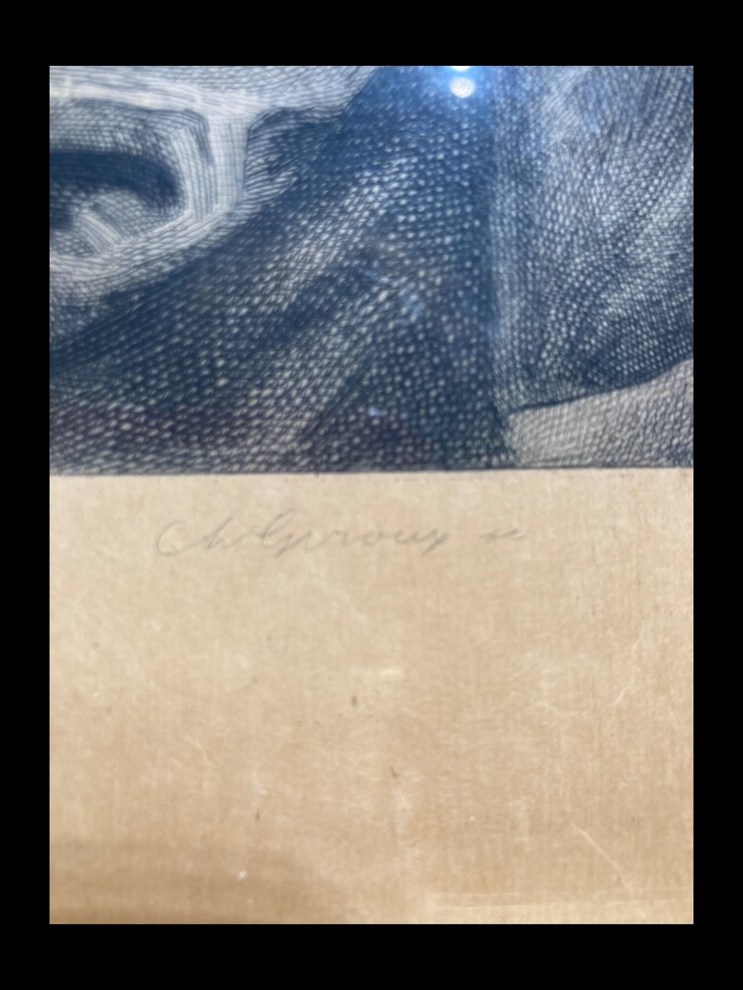 Engraving of a woman.