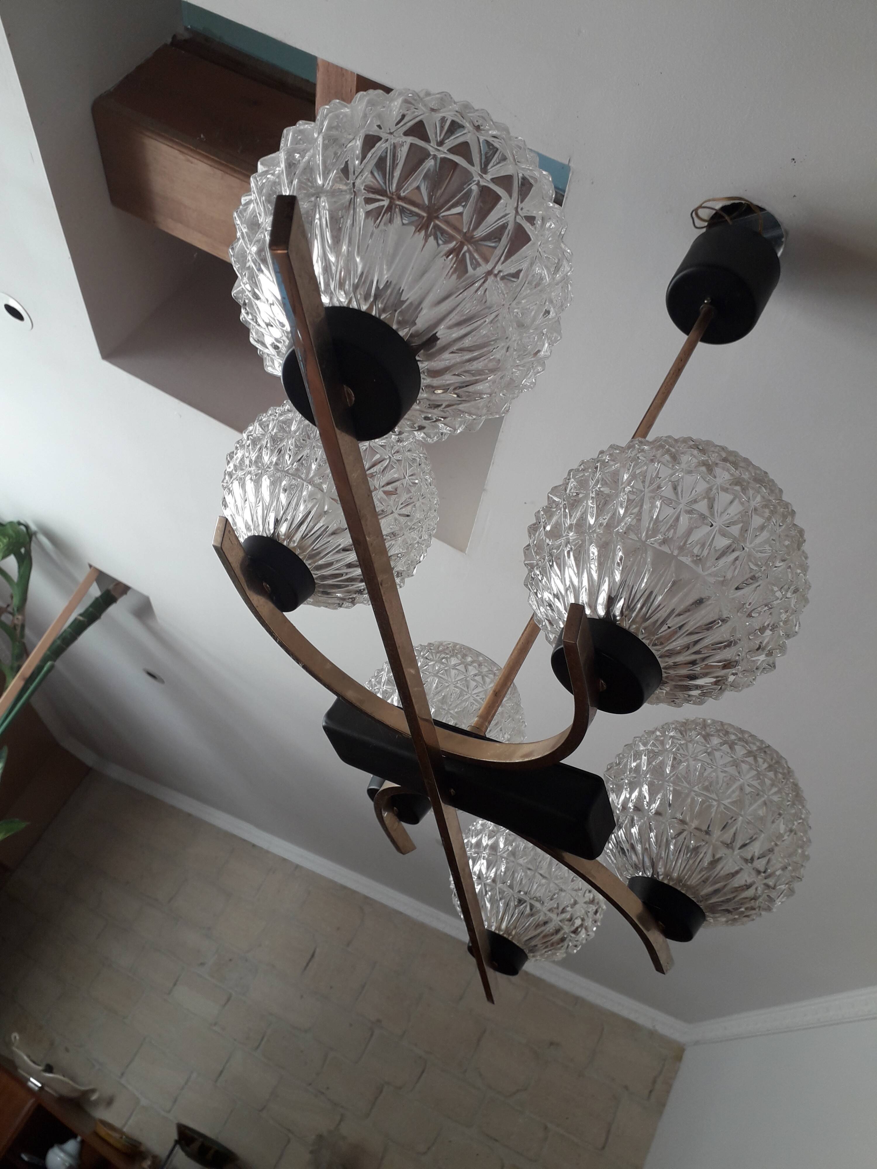 Vintage Arlus chandelier 50/60s