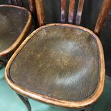 Lot of 4 Thonet style bistro chairs