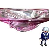 Val Saint-Lambert crystal centrepiece – Wave model circa 1950