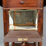 Petite table à volets en acajou, maison lemarchand, a. lemoine – milieu xixe