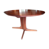 Table ovale  marque Gautier année 70 en palissandre