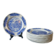 10 flat plates advertising porcelain pyroblan BP