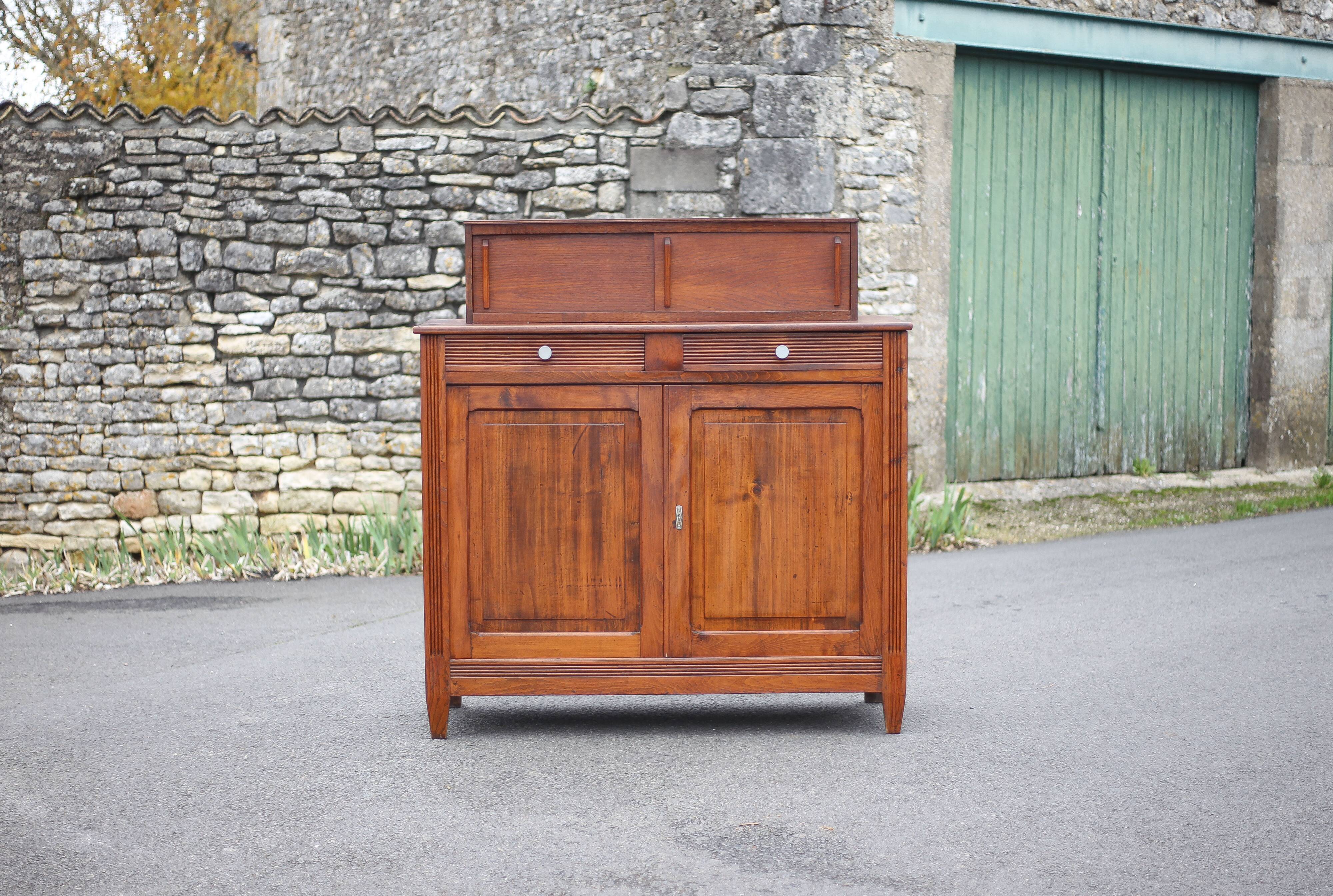 Vintage wooden furniture, sideboard, storage furniture, kitchen furniture, buffet