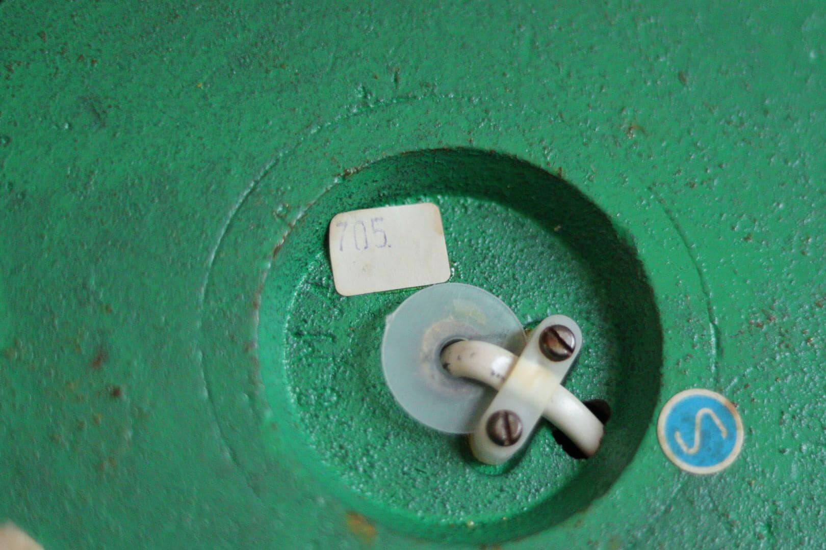 Pair of tall mid-century Swedish brass bobbin lamps by Aneta