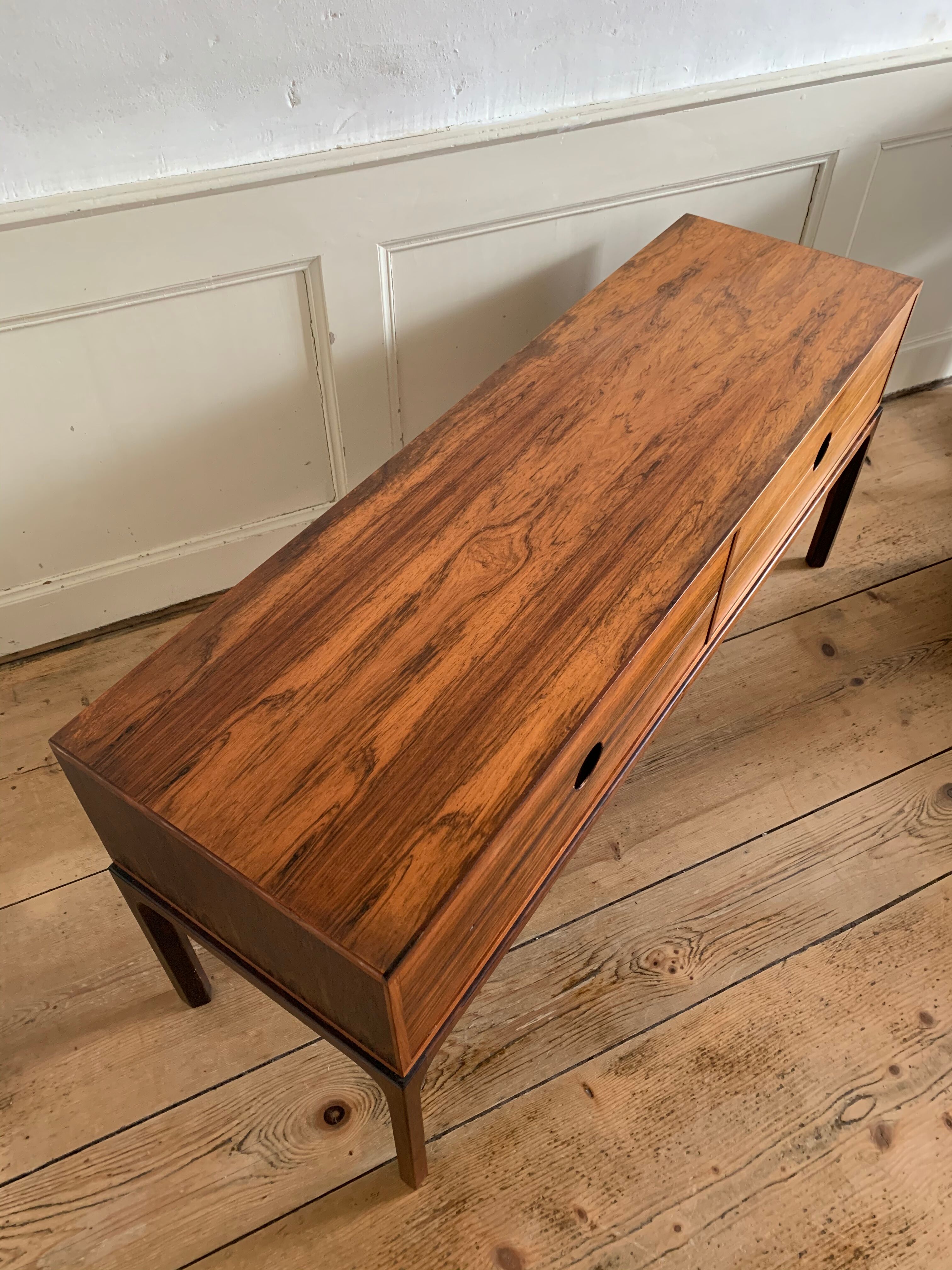 Danish sideboard in rosewood by Kai Kristiansen edit  by Axel Kjersgaard