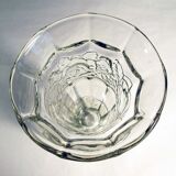 Thick glass standing vase