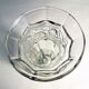 Vase sur pied en verre épais