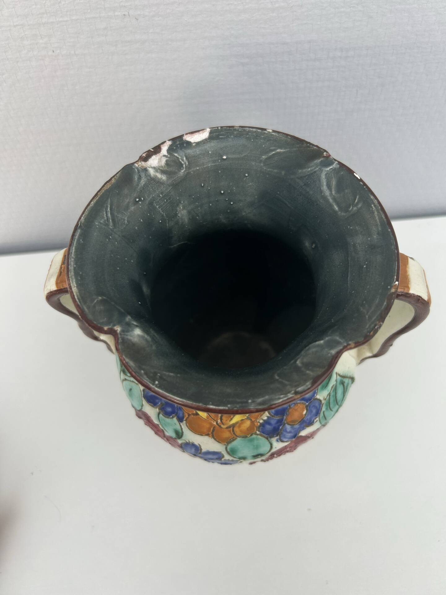 Vintage ceramic vase signed Cerart Monaco