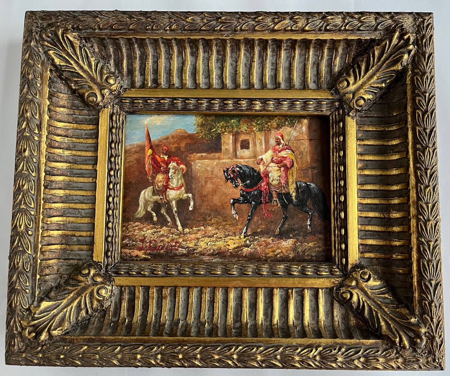 Pair of orientalist paintings