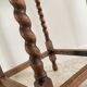 Side table in the countryside style in turned wood